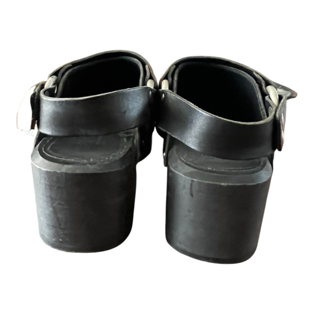 Re/done 70s Studded Leather Slingback Clogs - Picture 4 of 6
